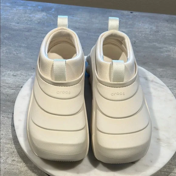 CROCS Tundra Echo Trainer’s Off-White unisex size M10  W12 - Picture 3 of 11